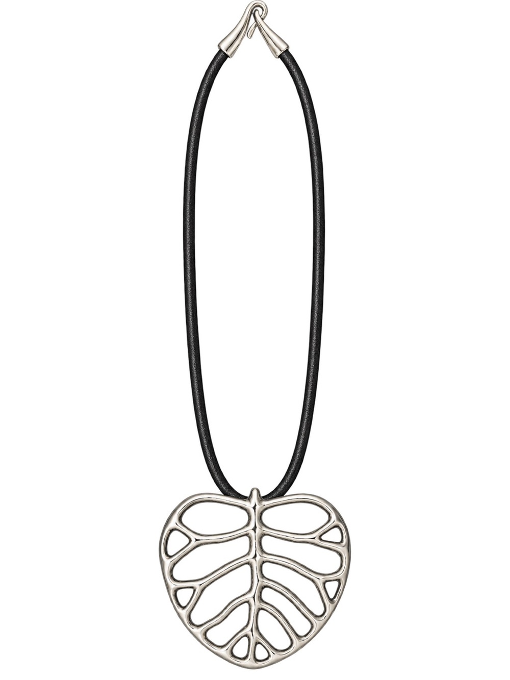 AC Studio Angela Cummings
Sterling Silver 925 Leather Cord
Leaf Pendant Necklace